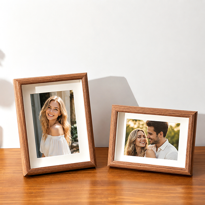 3D Hollow Wooden Picture Frame Display Stand: 5, 6, 7, 8, and 10 Inches