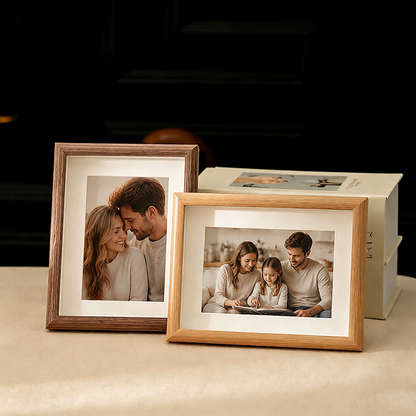 3D Hollow Wooden Picture Frame Display Stand: 5, 6, 7, 8, and 10 Inches